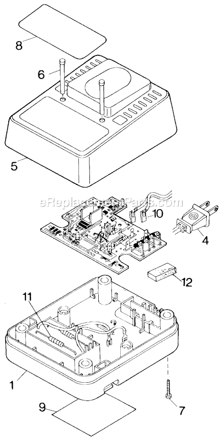 Page A Diagram and Parts List for MT60-690 Type 100 Black and Decker Charger